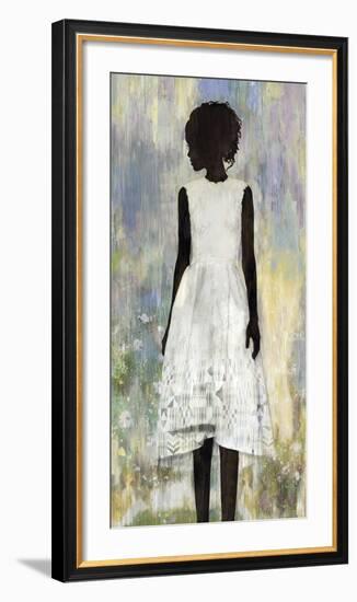 Girl in a Garden-Mark Chandon-Framed Art Print