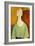 Girl in a Green Blouse, 1917-Amedeo Modigliani-Framed Art Print