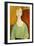 Girl in a Green Blouse, 1917-Amedeo Modigliani-Framed Art Print