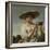 Girl in a Large Hat-Caesar Boetius van Everdingen-Framed Art Print