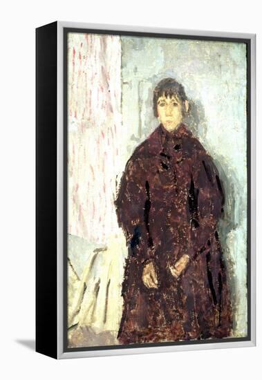 Girl in a Mulberry Dress, 1923-Gwen John-Framed Premier Image Canvas