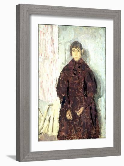 Girl in a Mulberry Dress, 1923-Gwen John-Framed Giclee Print