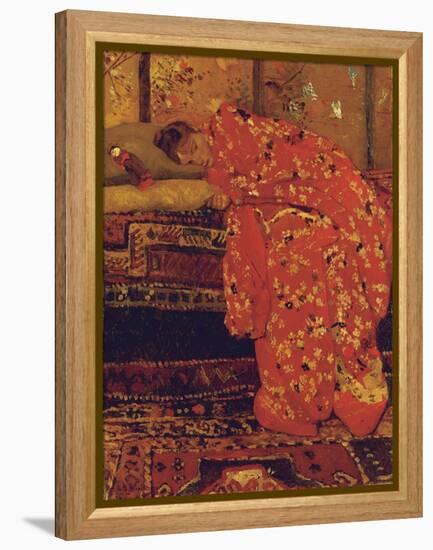 Girl in a Red Kimono-Georg-Hendrik Breitner-Framed Premier Image Canvas