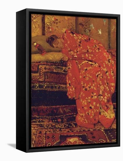 Girl in a Red Kimono-Georg-Hendrik Breitner-Framed Premier Image Canvas