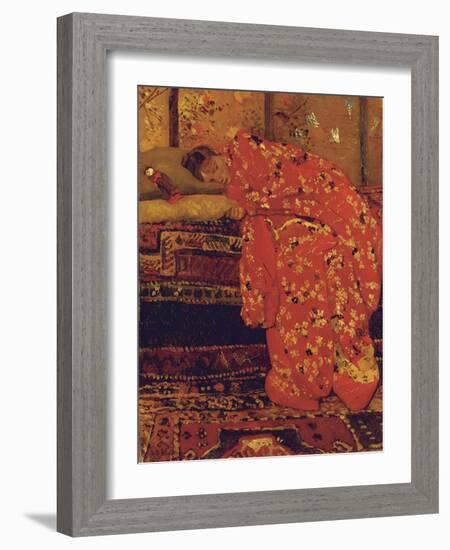 Girl in a Red Kimono-Georg-Hendrik Breitner-Framed Giclee Print