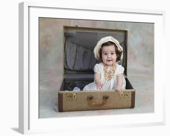 Girl in a Suitcase-Nora Hernandez-Framed Giclee Print