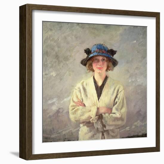 Girl in a White Dress-Sir William Orpen-Framed Giclee Print