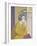 Girl in a Yellow Cardigan-Malcolm Drummond-Framed Giclee Print