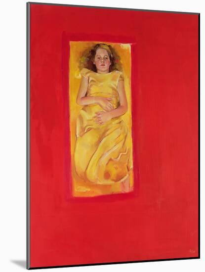 Girl in Bed, 2004-Lucinda Arundell-Mounted Giclee Print
