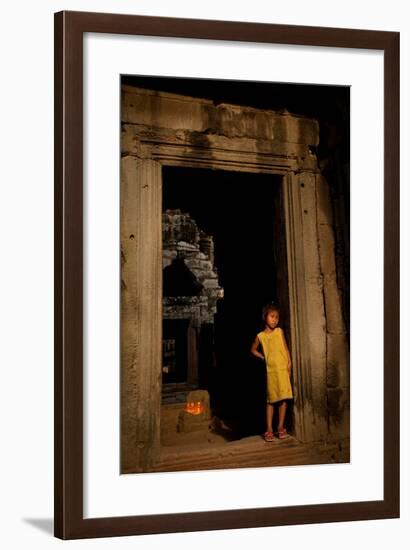 Girl in Doorway-Erin Berzel-Framed Photographic Print