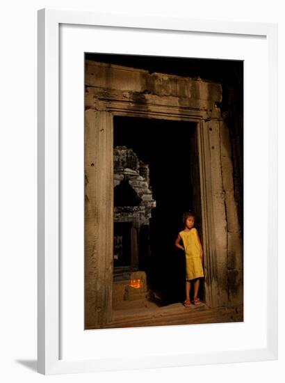 Girl in Doorway-Erin Berzel-Framed Photographic Print