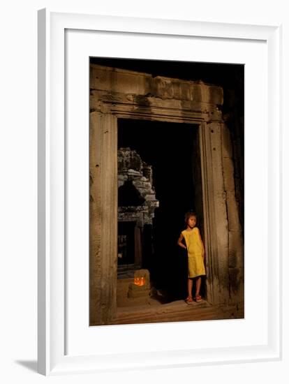 Girl in Doorway-Erin Berzel-Framed Photographic Print