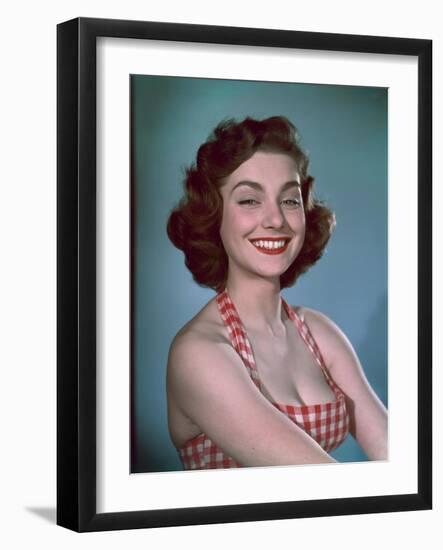 Girl in Gingham 1950s-Charles Woof-Framed Photographic Print