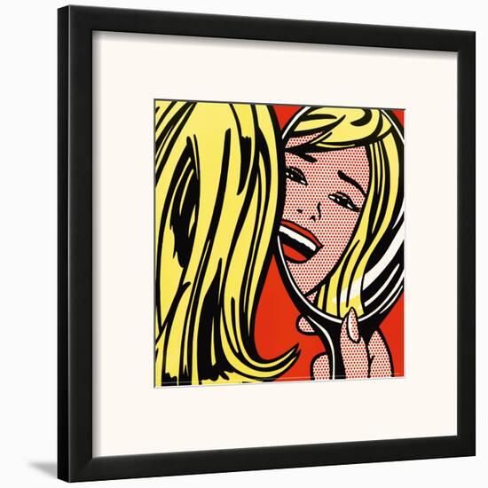 Girl in Mirror, c.1963-Roy Lichtenstein-Framed Art Print