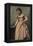 Girl in Pink Dress-Jean-Baptiste-Camille Corot-Framed Premier Image Canvas