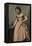 Girl in Pink Dress-Jean-Baptiste-Camille Corot-Framed Premier Image Canvas