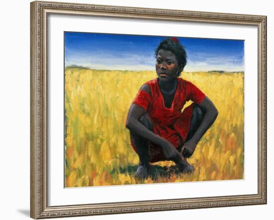 Girl in Red, 1992-Tilly Willis-Framed Giclee Print