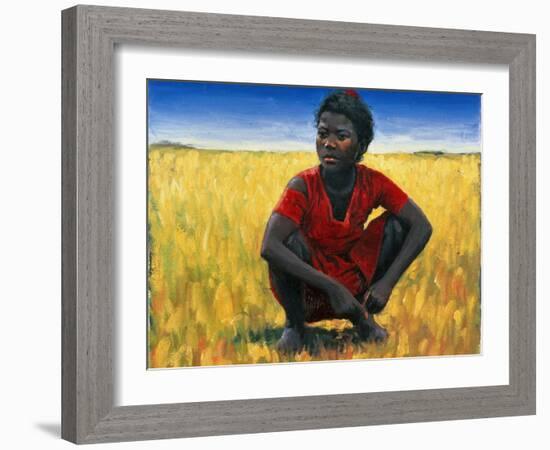 Girl in Red, 1992-Tilly Willis-Framed Giclee Print