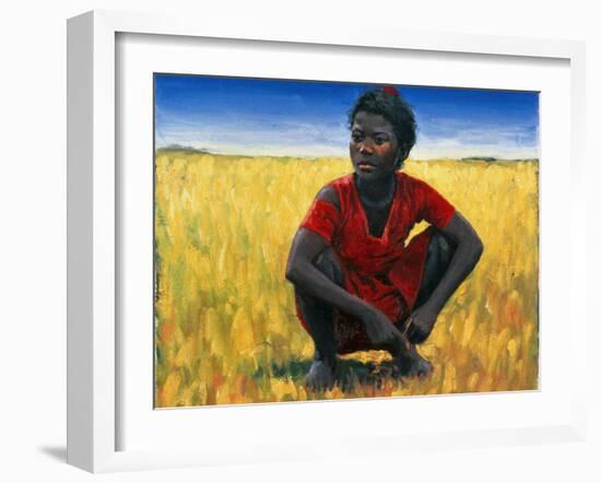 Girl in Red, 1992-Tilly Willis-Framed Giclee Print