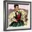 Girl in the Costume of the Austrian Tyrol-English School-Framed Giclee Print