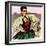 Girl in the Costume of the Austrian Tyrol-English School-Framed Giclee Print