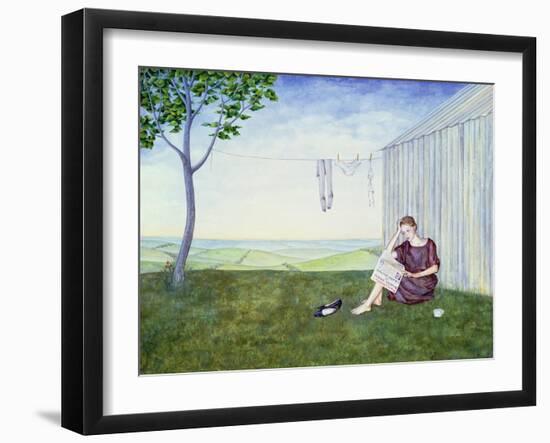 Girl in the Garden-Ditz-Framed Giclee Print