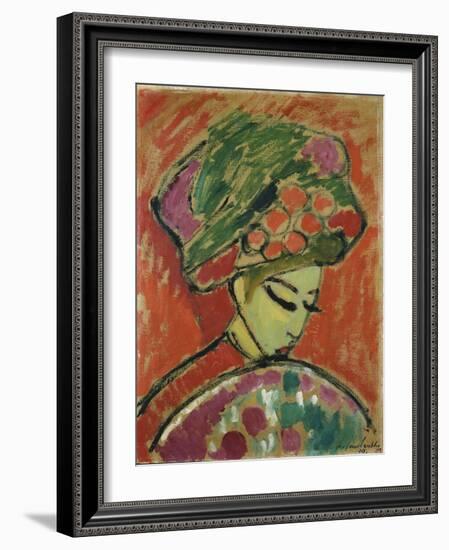 Girl in Turban, 1910-Alexej Von Jawlensky-Framed Giclee Print