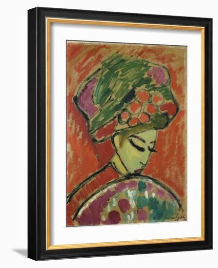 Girl in Turban, 1910-Alexej Von Jawlensky-Framed Giclee Print