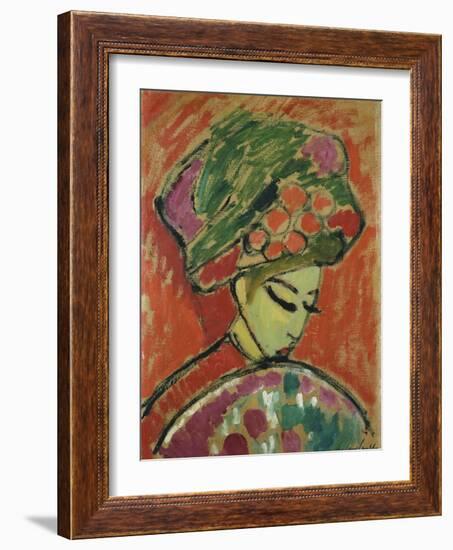 Girl in Turban-Alexej Von Jawlensky-Framed Giclee Print