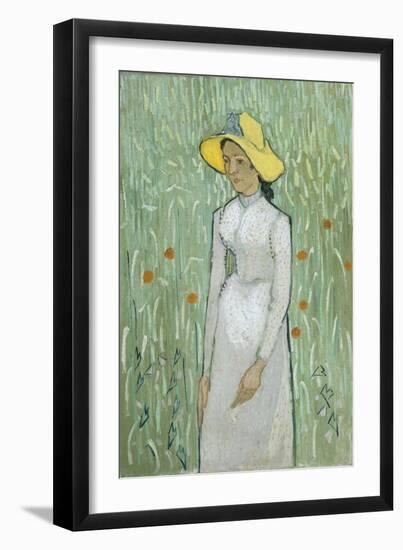 Girl in White, 1890-Vincent van Gogh-Framed Giclee Print