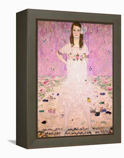 Girl in White-Gustav Klimt-Framed Premier Image Canvas