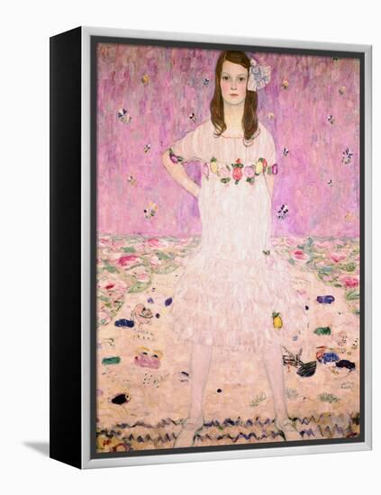 Girl in White-Gustav Klimt-Framed Premier Image Canvas