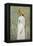 Girl in White-Vincent van Gogh-Framed Stretched Canvas