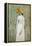 Girl in White-Vincent van Gogh-Framed Stretched Canvas