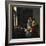 Girl Interrupted at Her Music, c.1658-69-Johannes Vermeer-Framed Giclee Print