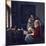 Girl Interrupted in Her Music-Johannes Vermeer-Mounted Giclee Print