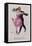 Girl Kicks up Her Heel as She Dances Cheek-To-Cheek-Frederick Spurgeon-Framed Stretched Canvas