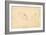 Girl Lying on a Bed (Pencil on Paper)-Gwen John-Framed Giclee Print