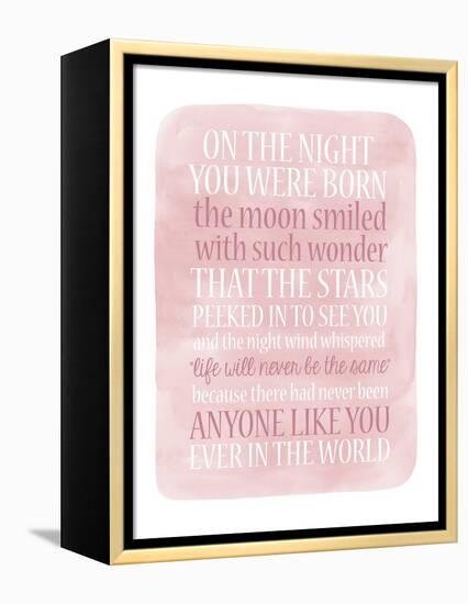 Girl Night Born-Erin Clark-Framed Premier Image Canvas