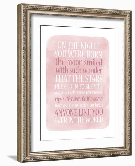 Girl Night Born-Erin Clark-Framed Giclee Print