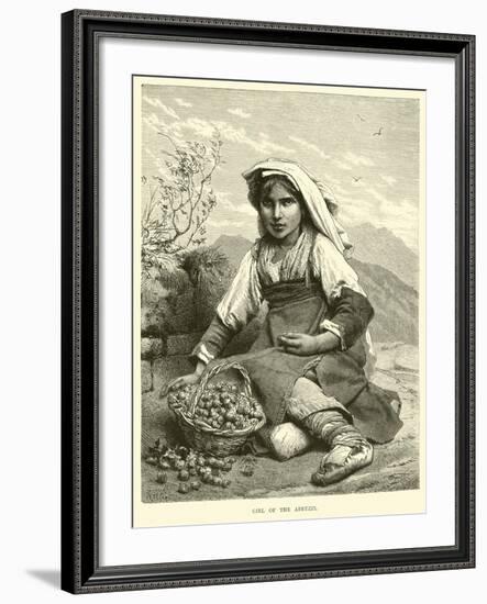 Girl of the Abruzzi-null-Framed Giclee Print