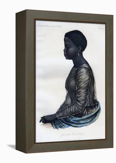 Girl of the Isle of Luzon, 1848-null-Framed Premier Image Canvas