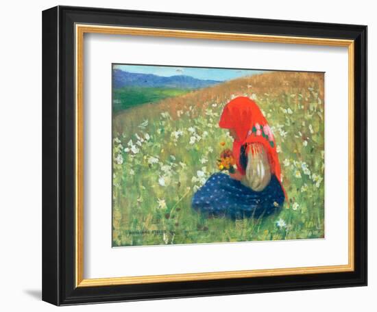 Girl of the Tatra, c.1905-07-Marianne Stokes-Framed Giclee Print