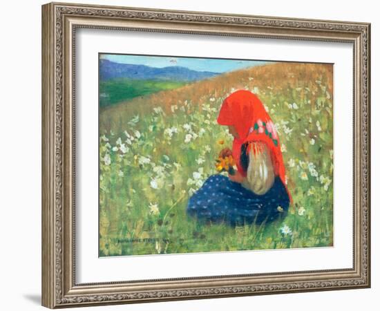 Girl of the Tatra, c.1905-07-Marianne Stokes-Framed Giclee Print