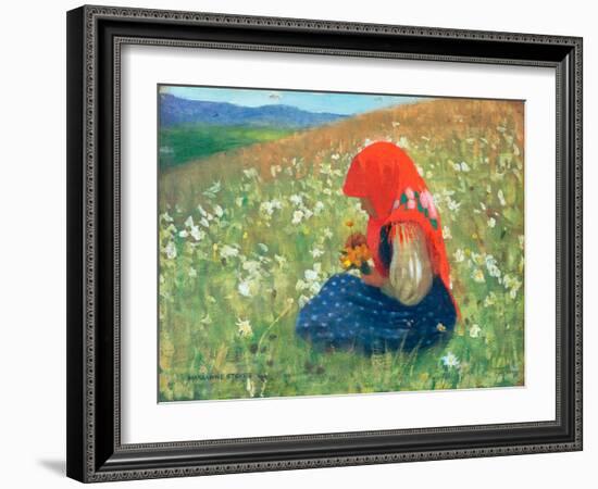 Girl of the Tatra, c.1905-07-Marianne Stokes-Framed Giclee Print