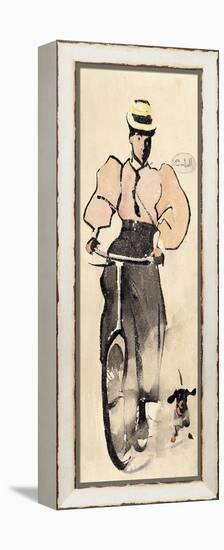 Girl on a Bicycle, C.1896-Joseph Crawhall-Framed Premier Image Canvas