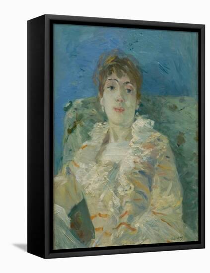 Girl on a Divan, Ca 1885-Berthe Morisot-Framed Premier Image Canvas