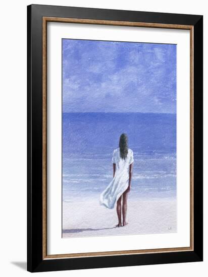 Girl on Beach, 1995-Lincoln Seligman-Framed Giclee Print