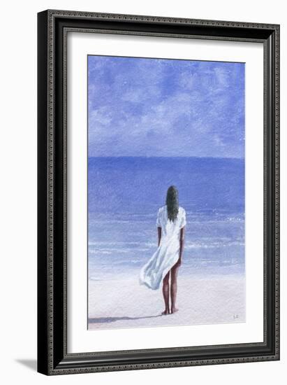 Girl on Beach, 1995-Lincoln Seligman-Framed Giclee Print