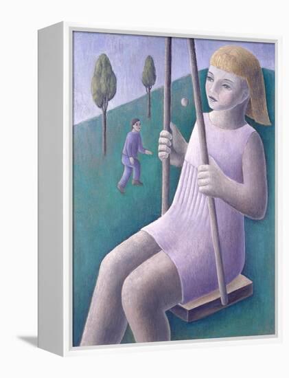 Girl on Swing-Ruth Addinall-Framed Premier Image Canvas